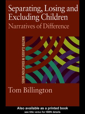 cover image of Separating, Losing and Excluding Children